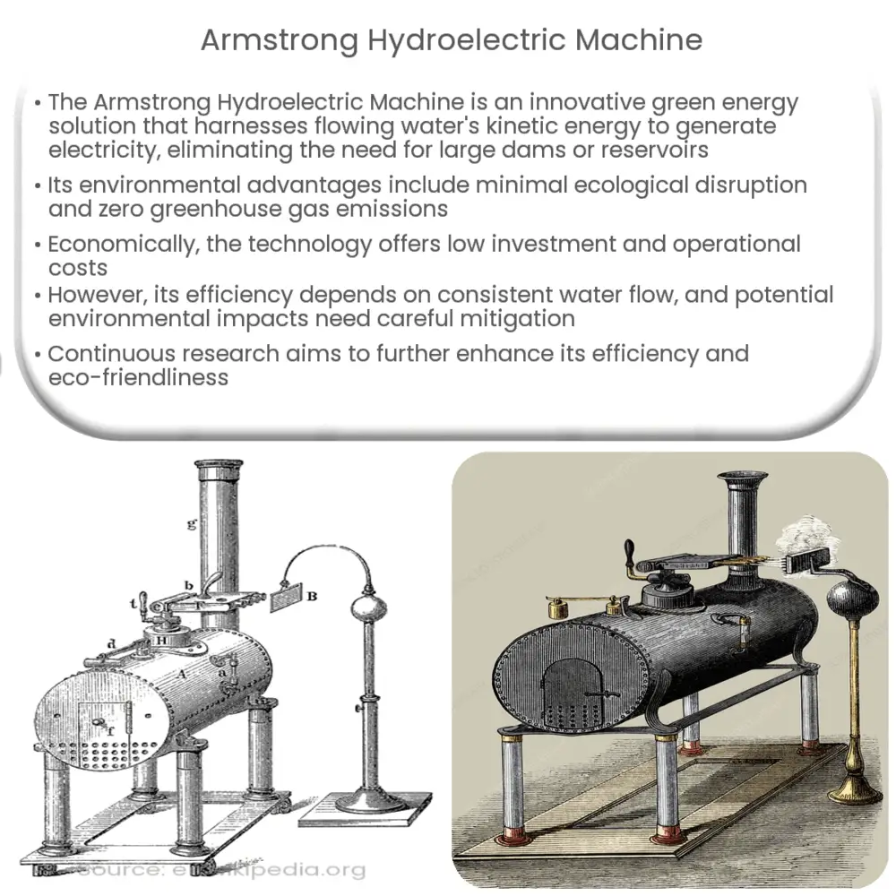 Armstrong hydroelectric machine