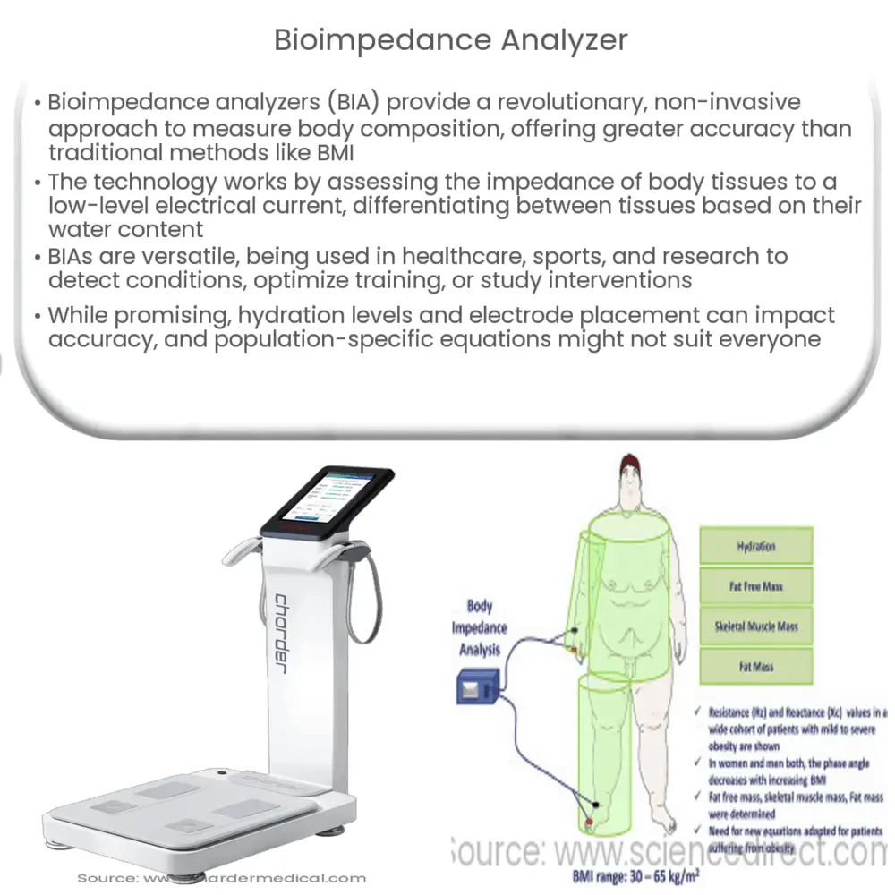 Bioimpedance analyzer | How it works, Application & Advantages
