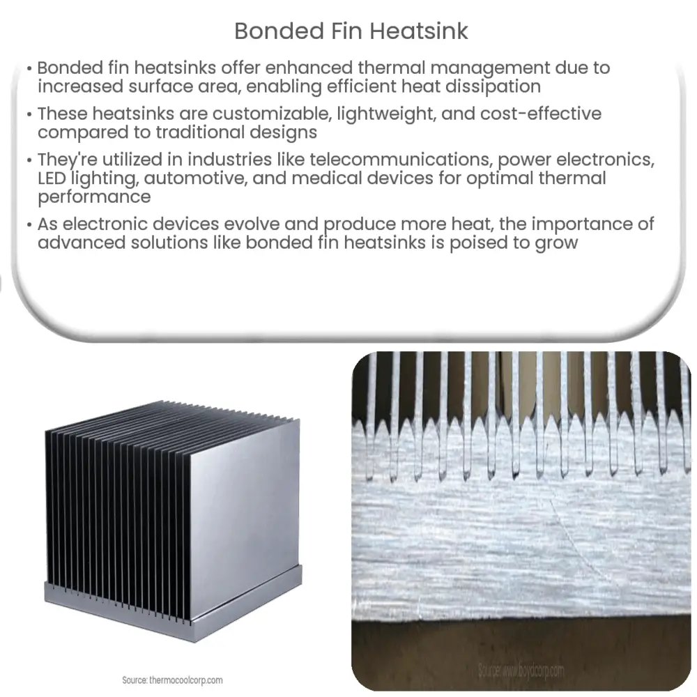 Bonded fin heatsink How it works, Application & Advantages