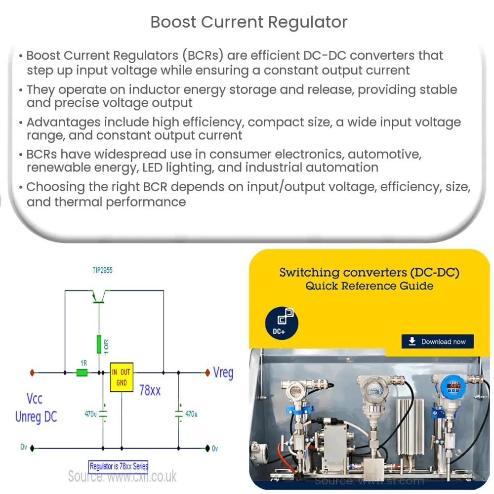 Boost current regulator