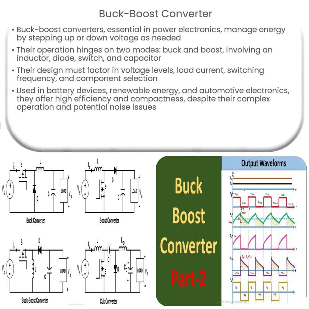 Selecting a Step-up (Boost) Converter