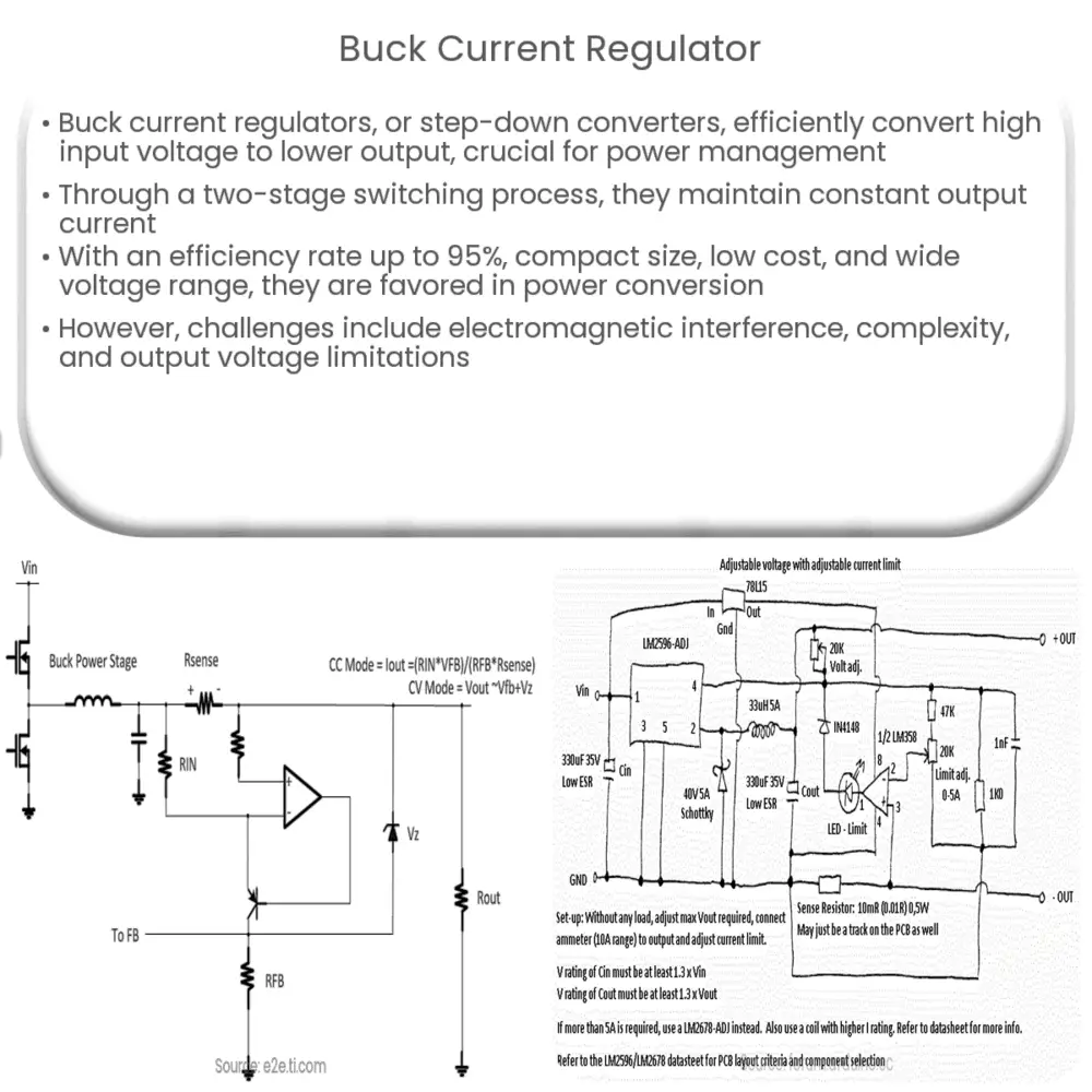 Buck current regulator