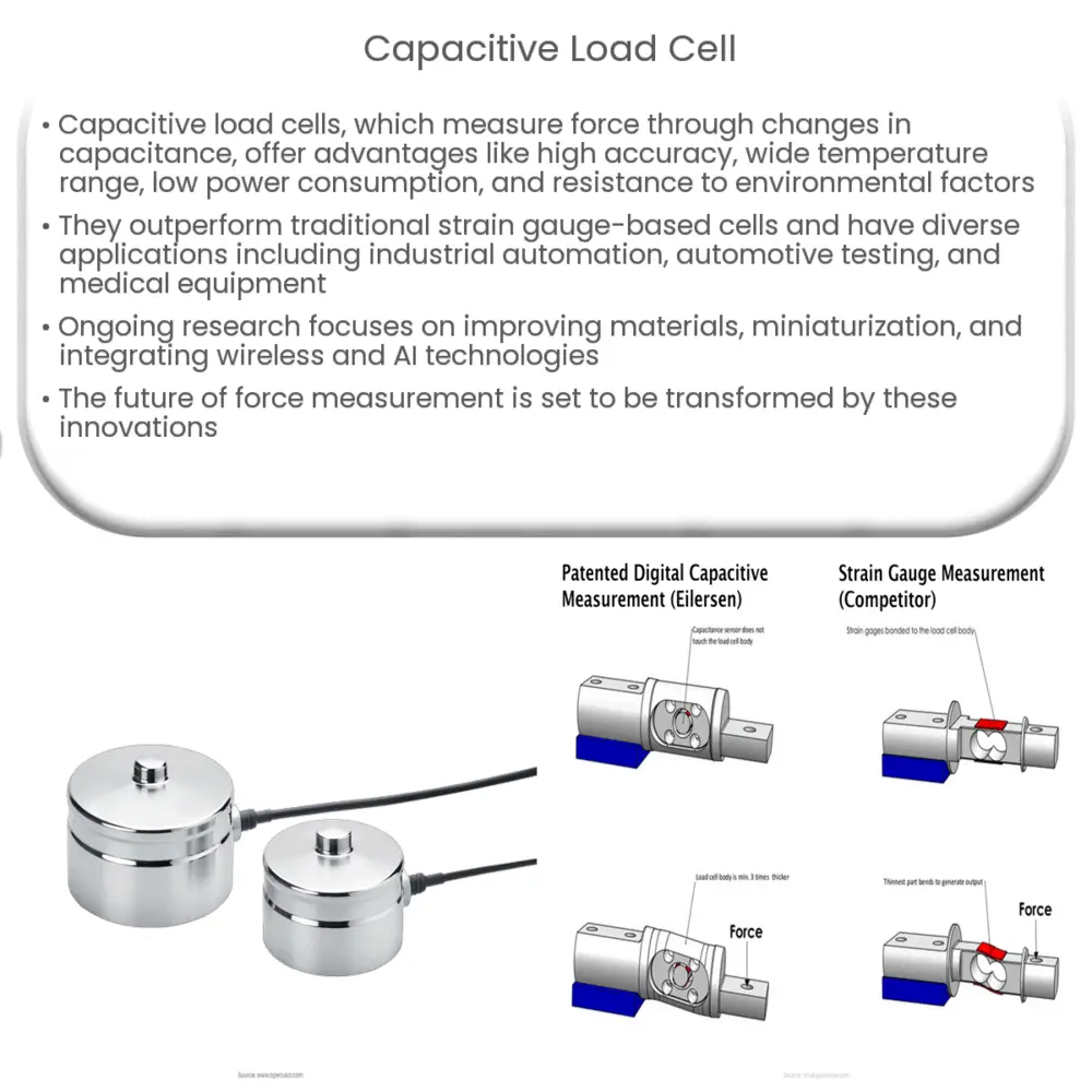 Capacitive load cell