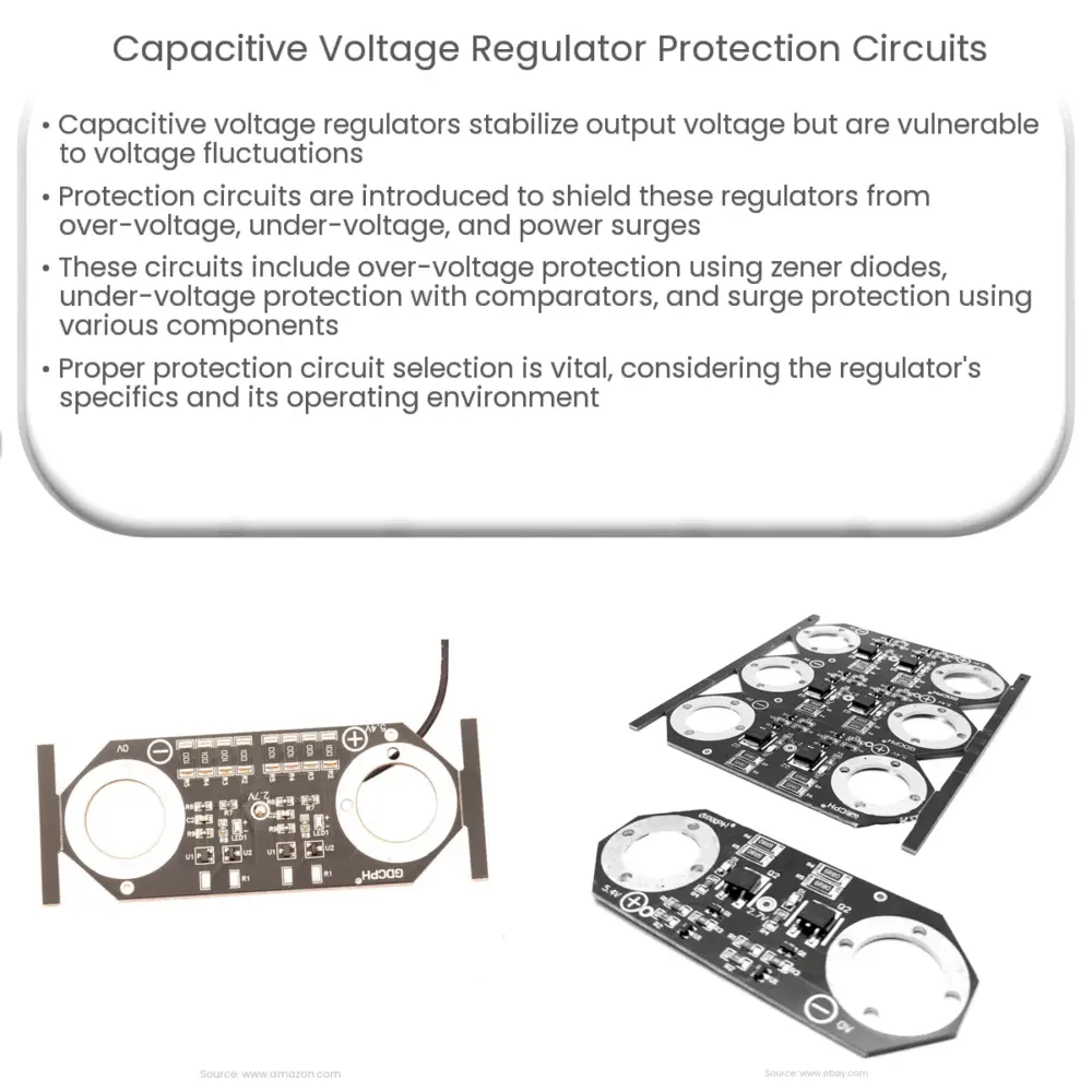 Capacitive Voltage Regulator Protection Circuits