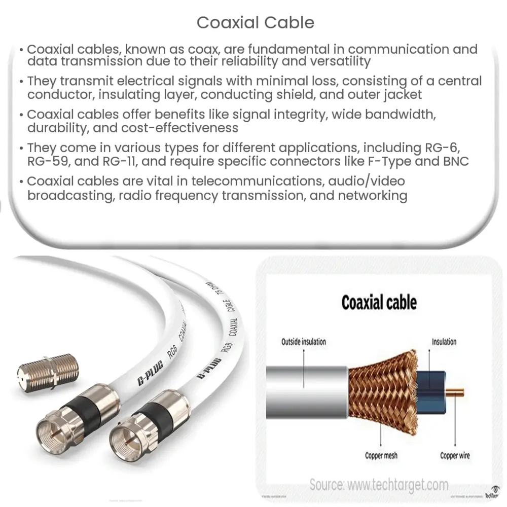 What Is Coaxial Cable and How Is It Used?