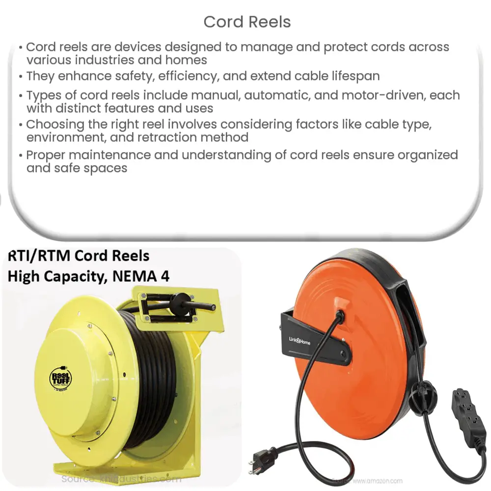 Cord Reels  How it works, Application & Advantages