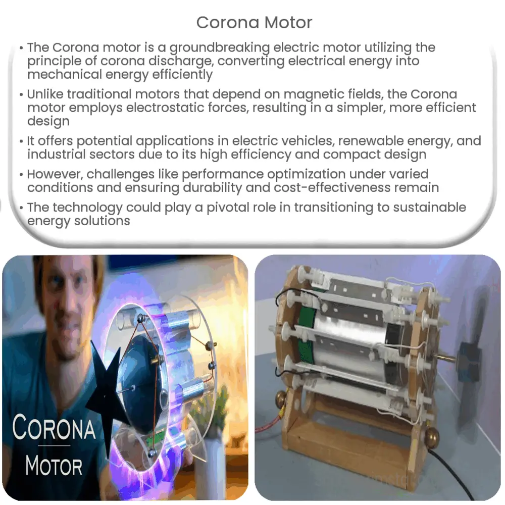 Corona motor