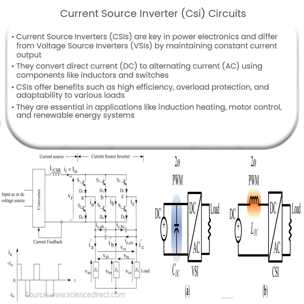 Current Source Inverter (CSI) Circuits