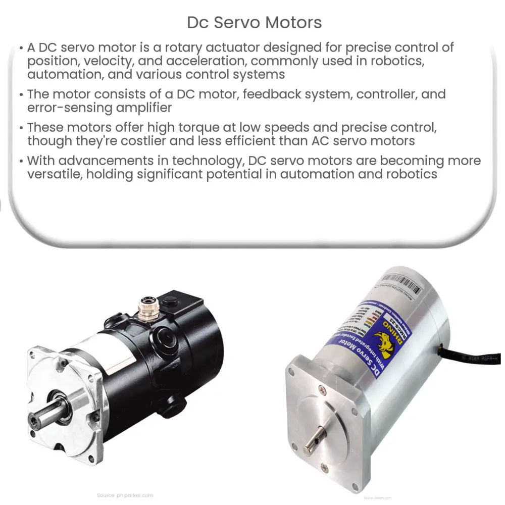 DC Servo Motors  How it works, Application & Advantages