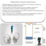 Differential pressure level sensor