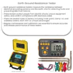 Earth ground resistance tester