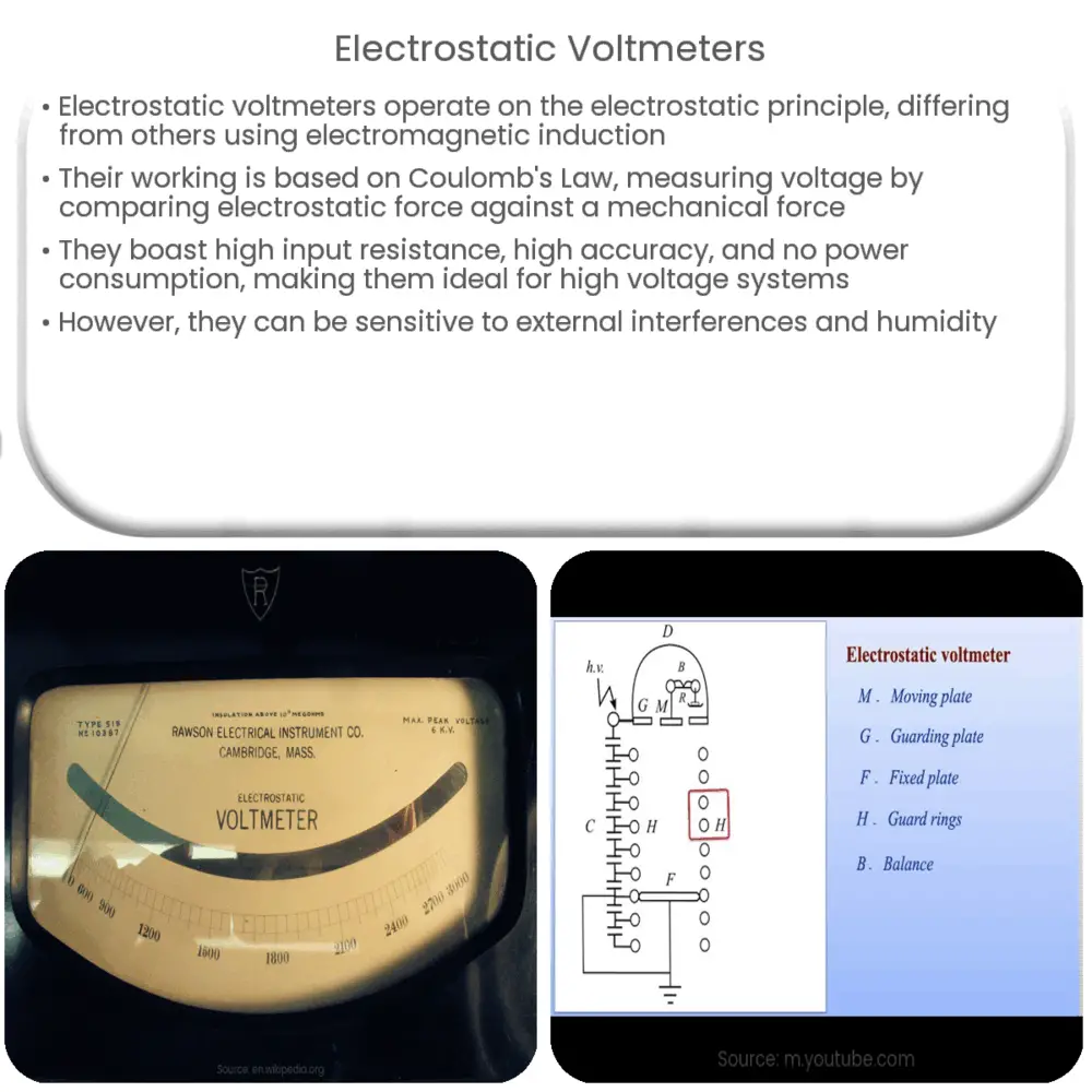 Electrostatic Voltmeters  How it works, Application & Advantages