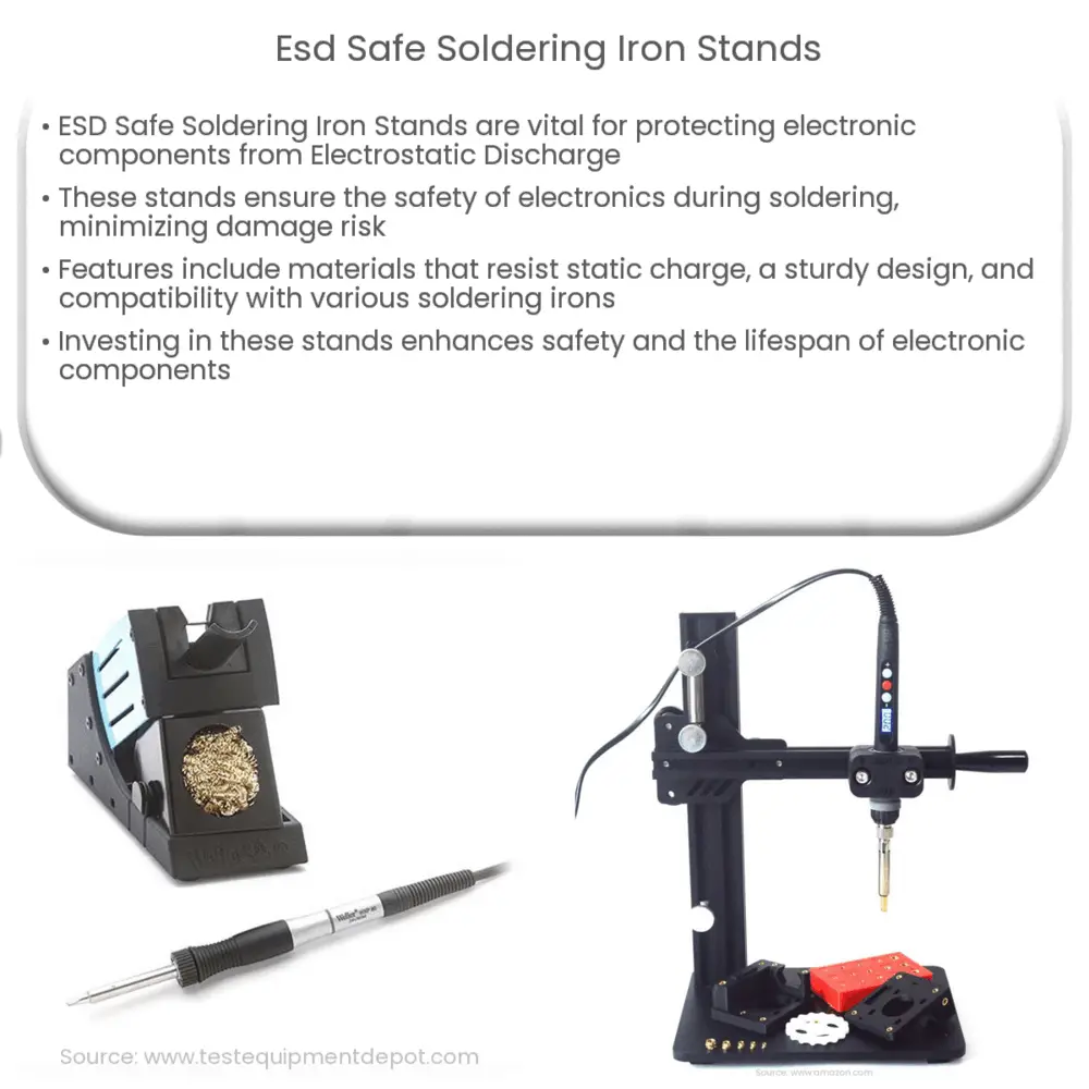 ESD Safe Soldering Iron Stands