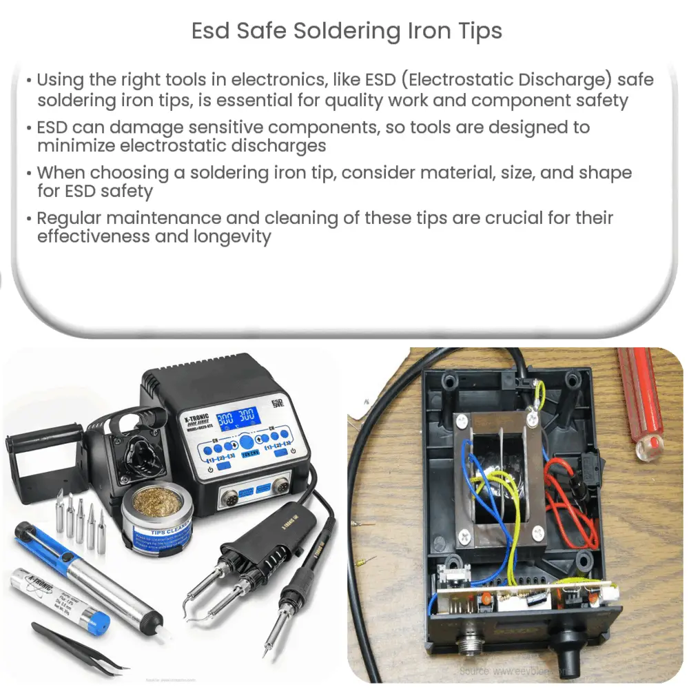 ESD Safe Soldering Iron Tips