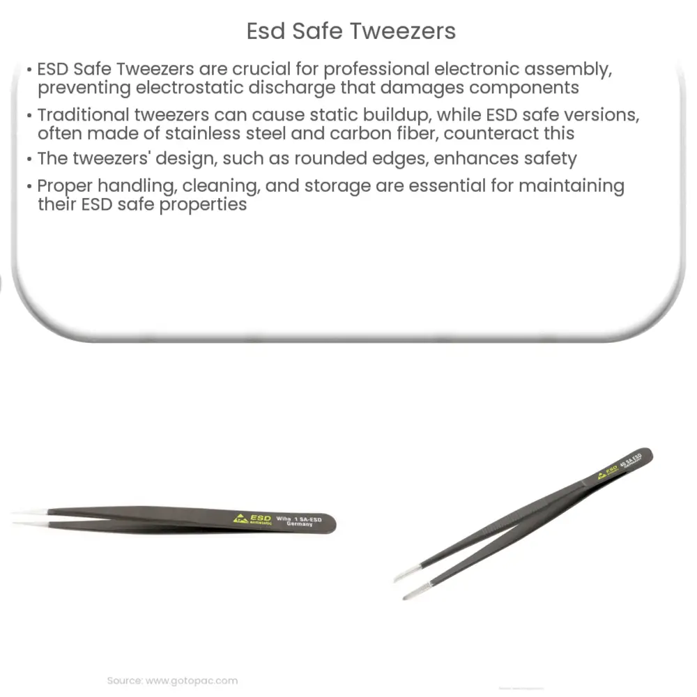 ESD Safe Tweezers How it works, Application & Advantages