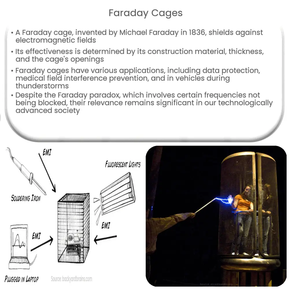 electromagnetism - Why does a faraday cage protect you from high currents?  - Physics Stack Exchange