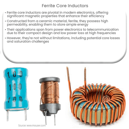 Ferrite Core Inductors  How it works, Application & Advantages