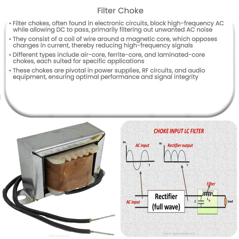 Filter choke  How it works, Application & Advantages