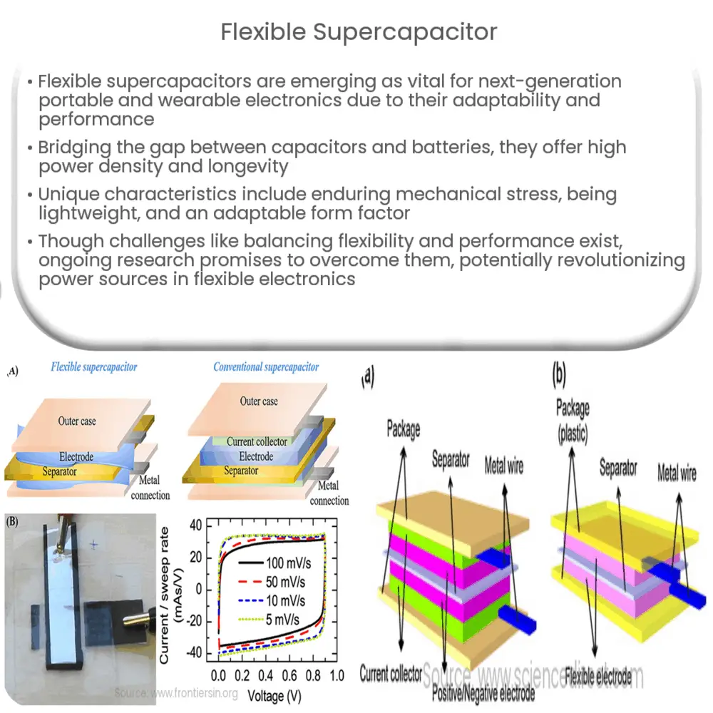 Flexible Supercapacitor How it works, Application & Advantages