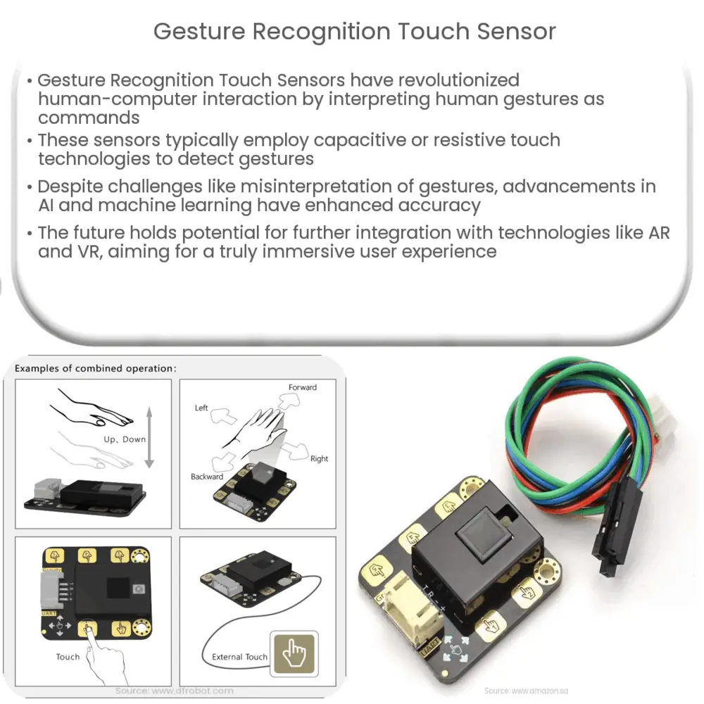 Gesture Recognition Touch Sensor