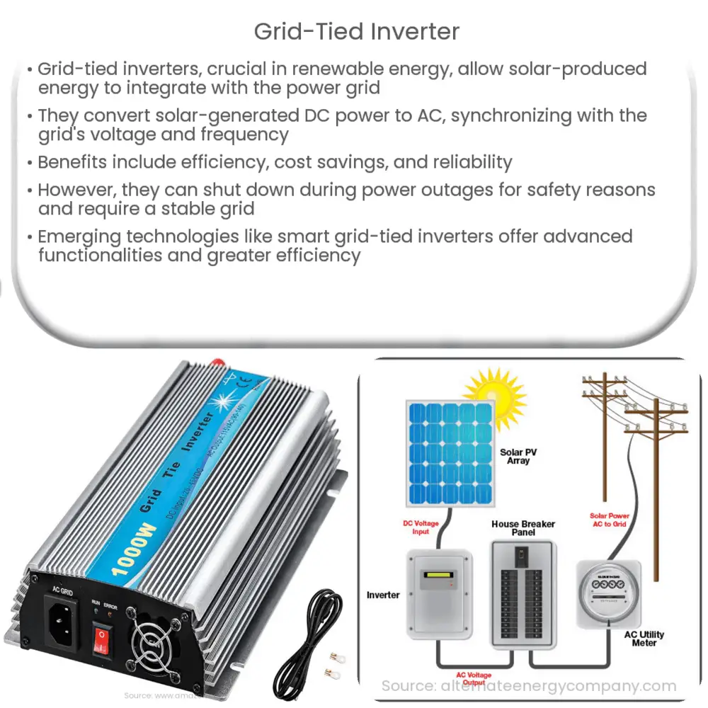 Grid-Tied Inverter  How it works, Application & Advantages