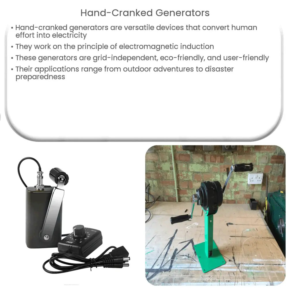 Economy Hand Crank Generator