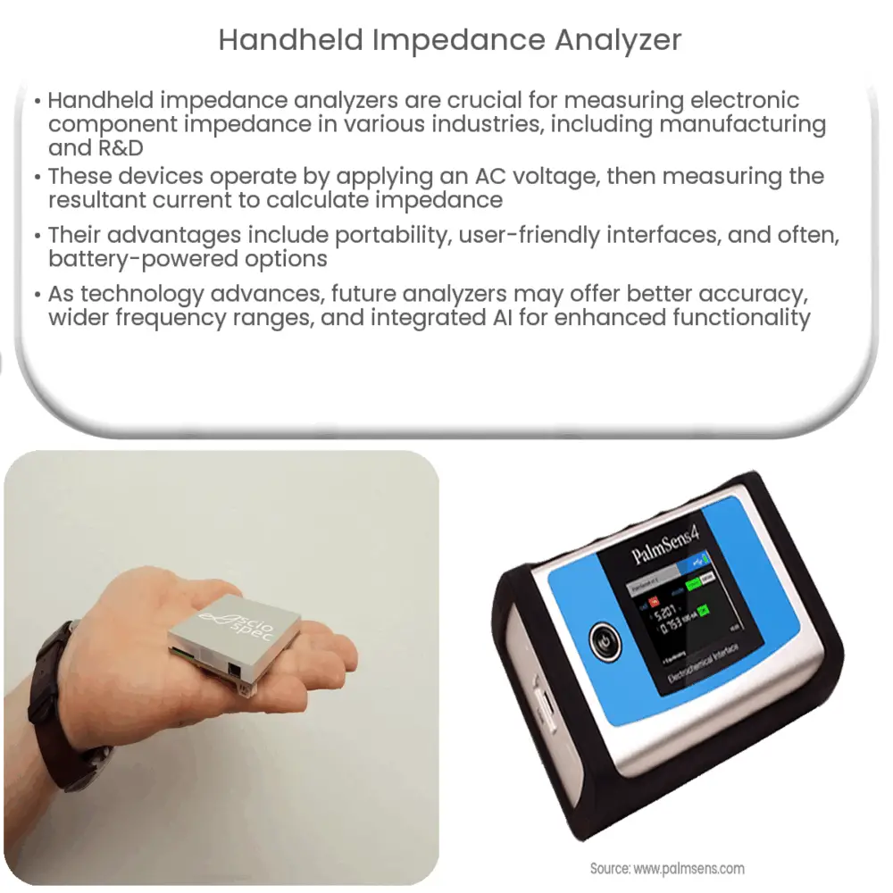 Handheld impedance analyzer
