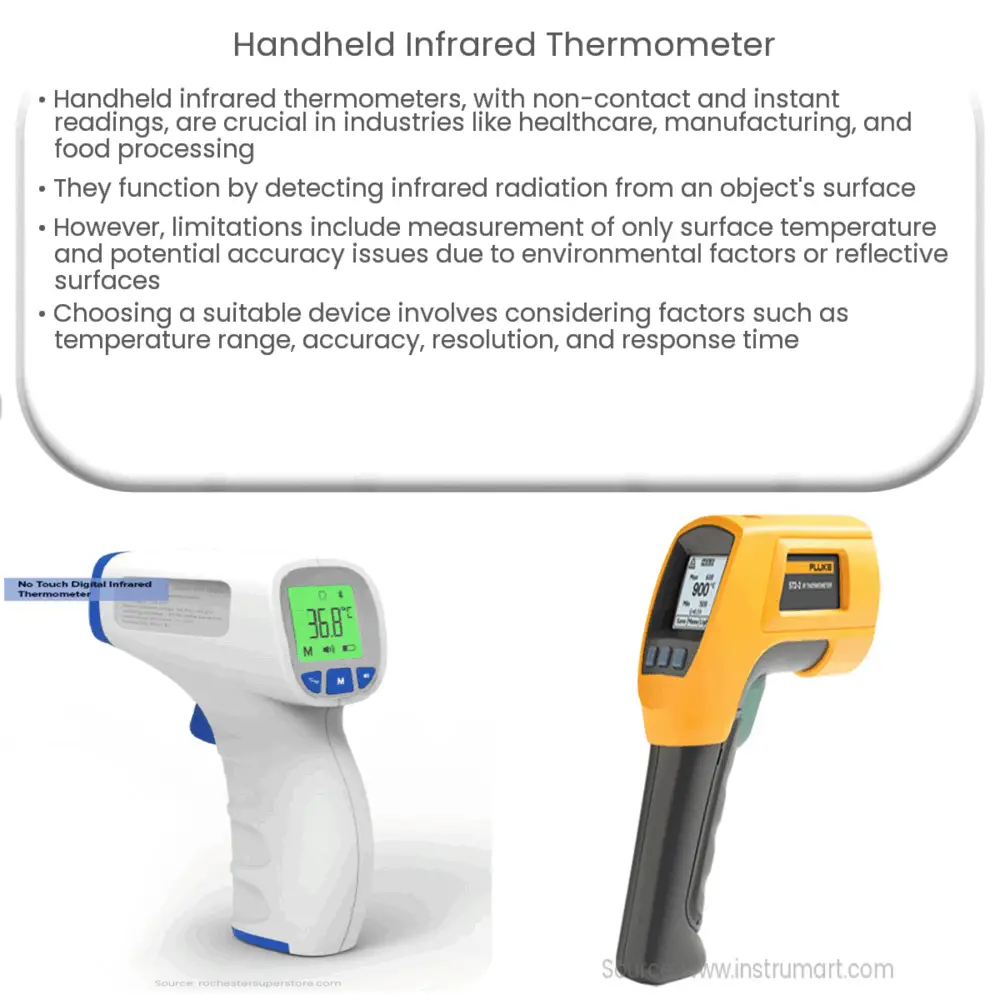 Handheld infrared thermometer