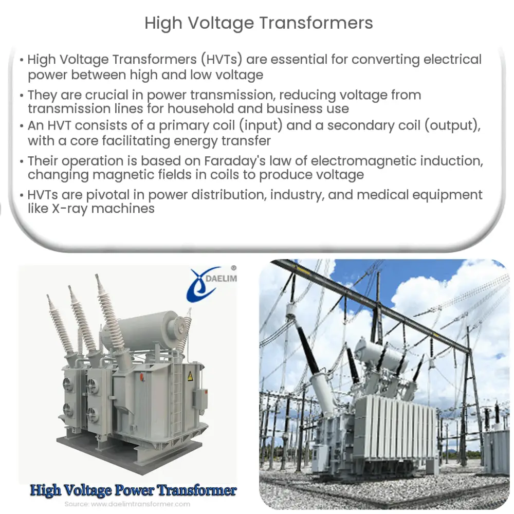 High Voltage Transformers  How it works, Application & Advantages