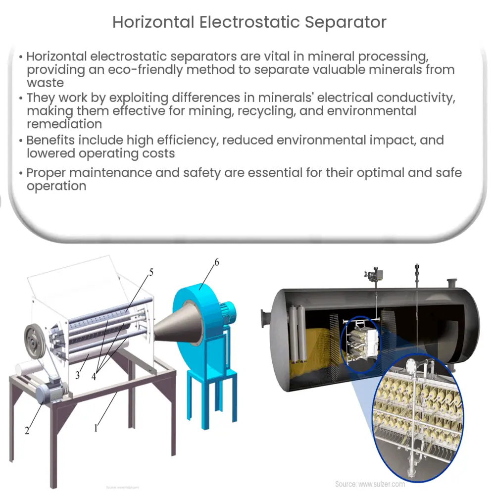 Horizontal electrostatic separator  How it works, Application & Advantages