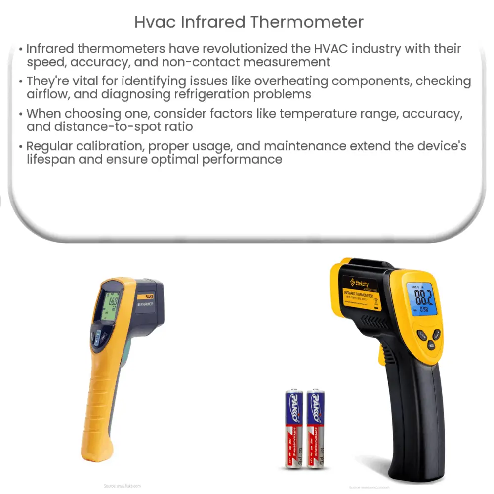 HVAC infrared thermometer  How it works, Application & Advantages