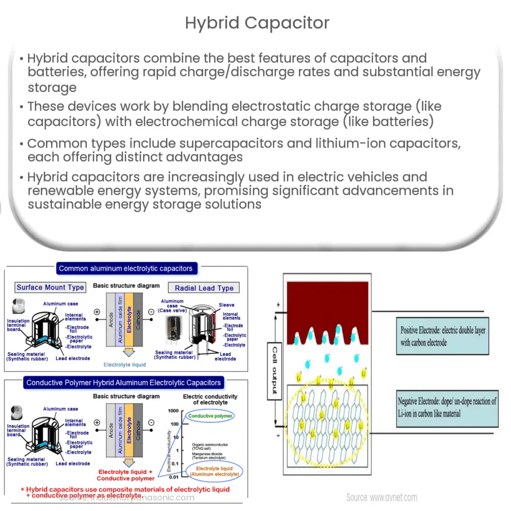 Hybrid Capacitor How it works, Application & Advantages