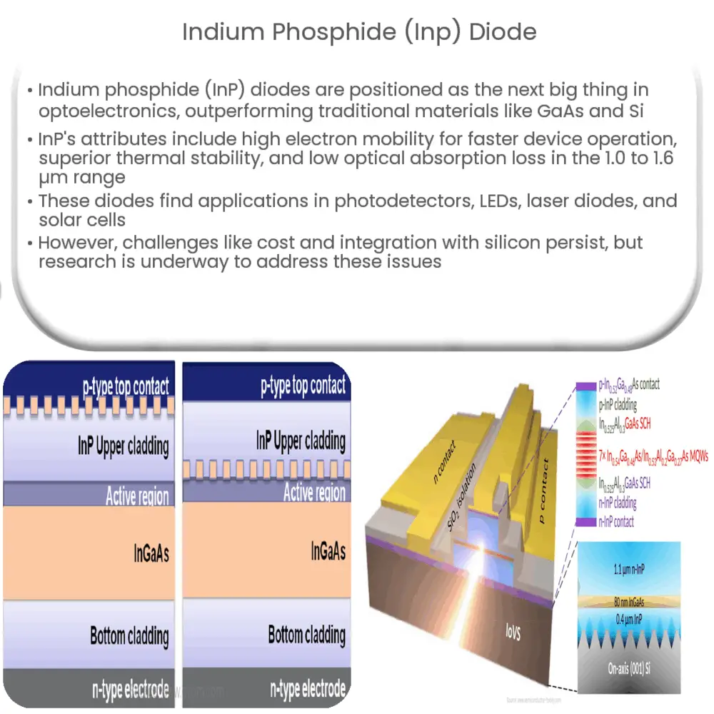 Indium phosphide (InP) diode