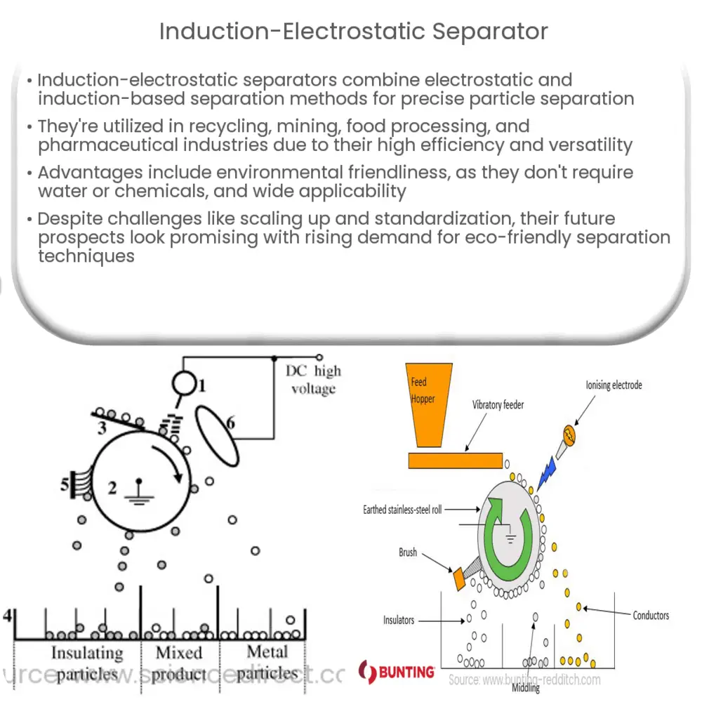 Induction-electrostatic separator