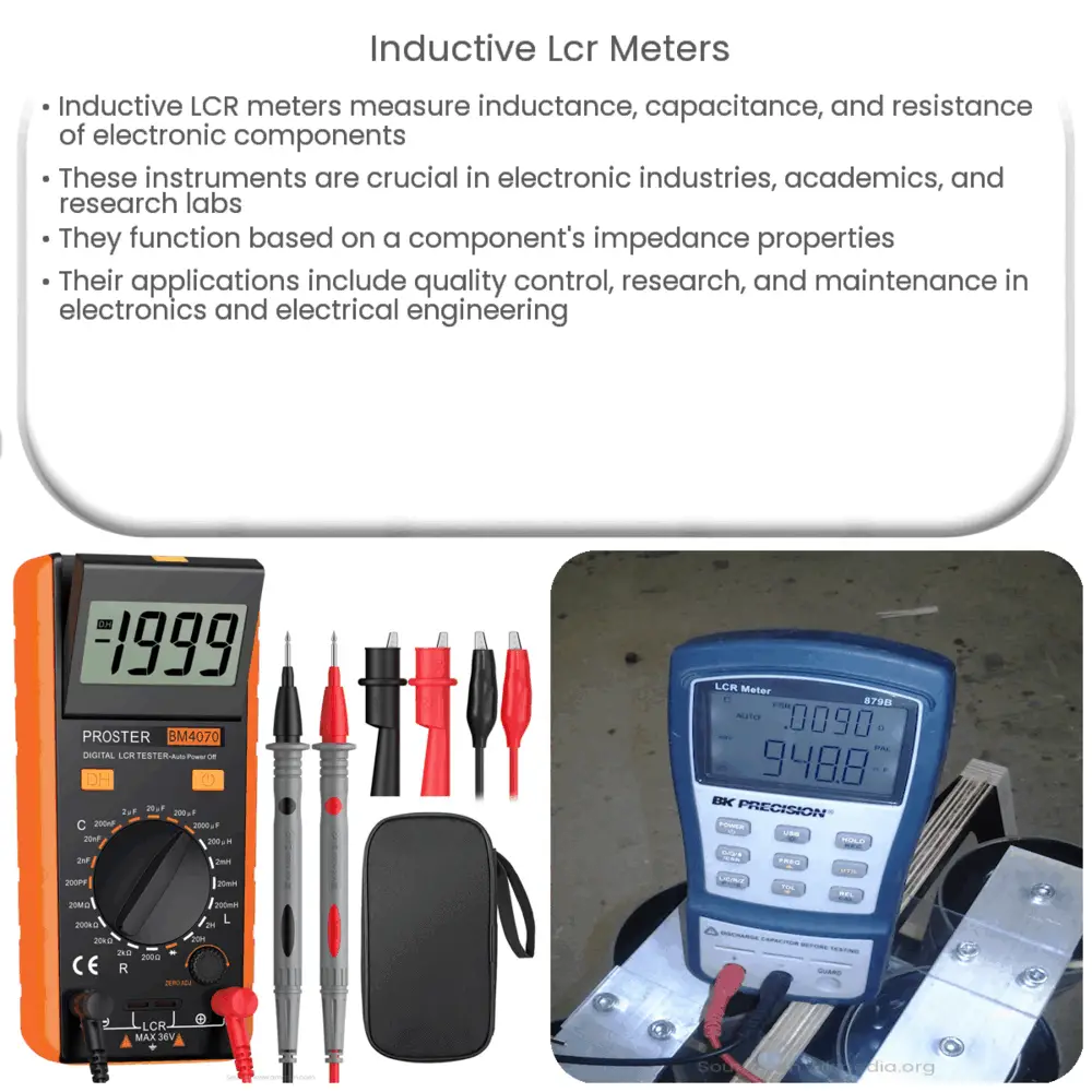 LCR meter (with resistance measurement)  How it works, Application &  Advantages