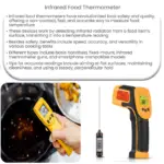 Infrared food thermometer