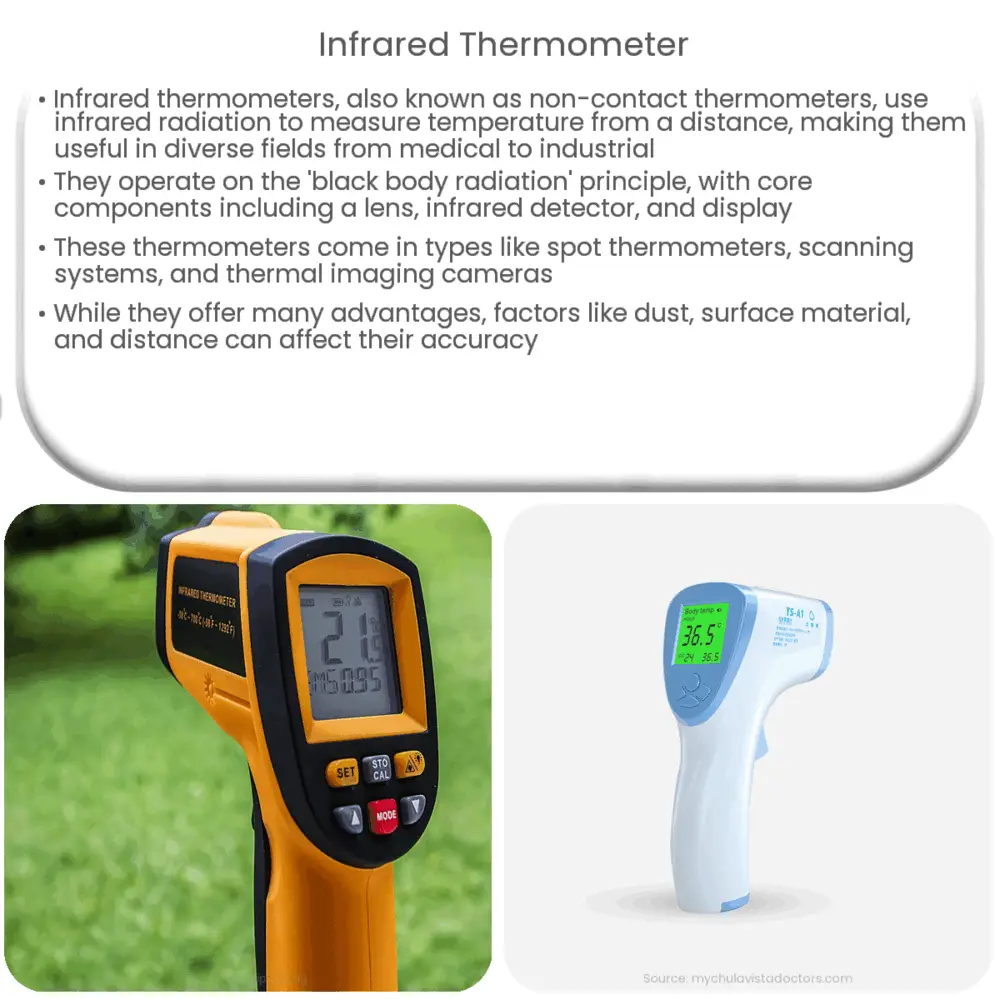 Infrared Thermometers to measure body temperature from a distance