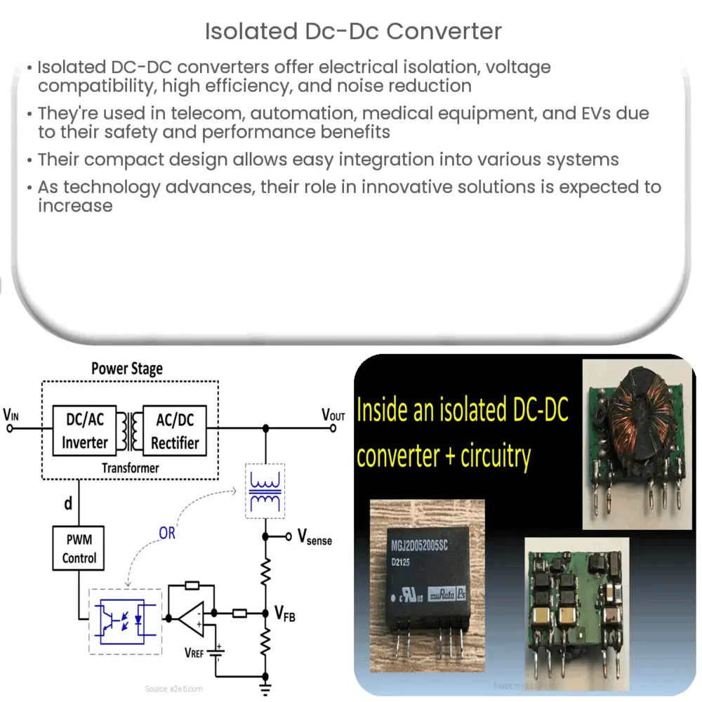 Isolated DC-DC converter  How it works, Application & Advantages
