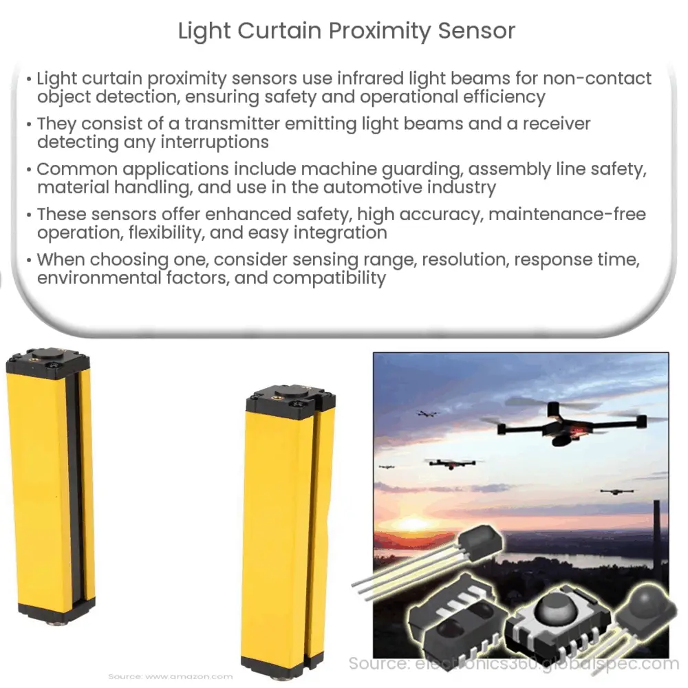 Light Curtain Proximity Sensor