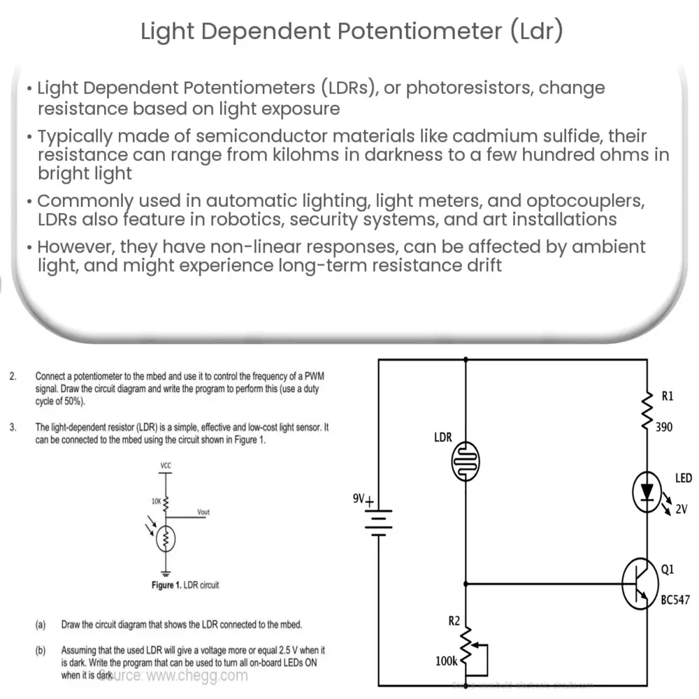 Light Dependent Potentiometer (LDR)