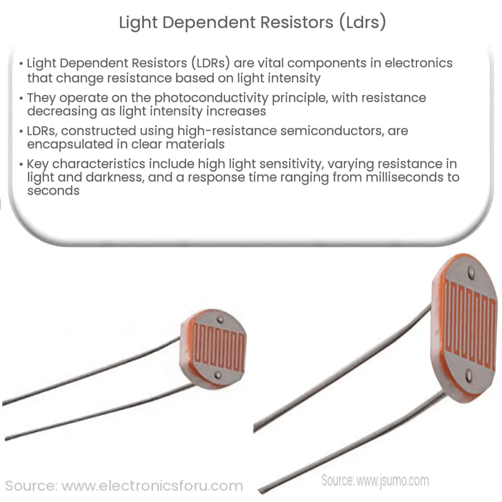 Light Dependent Resistors (LDRs)