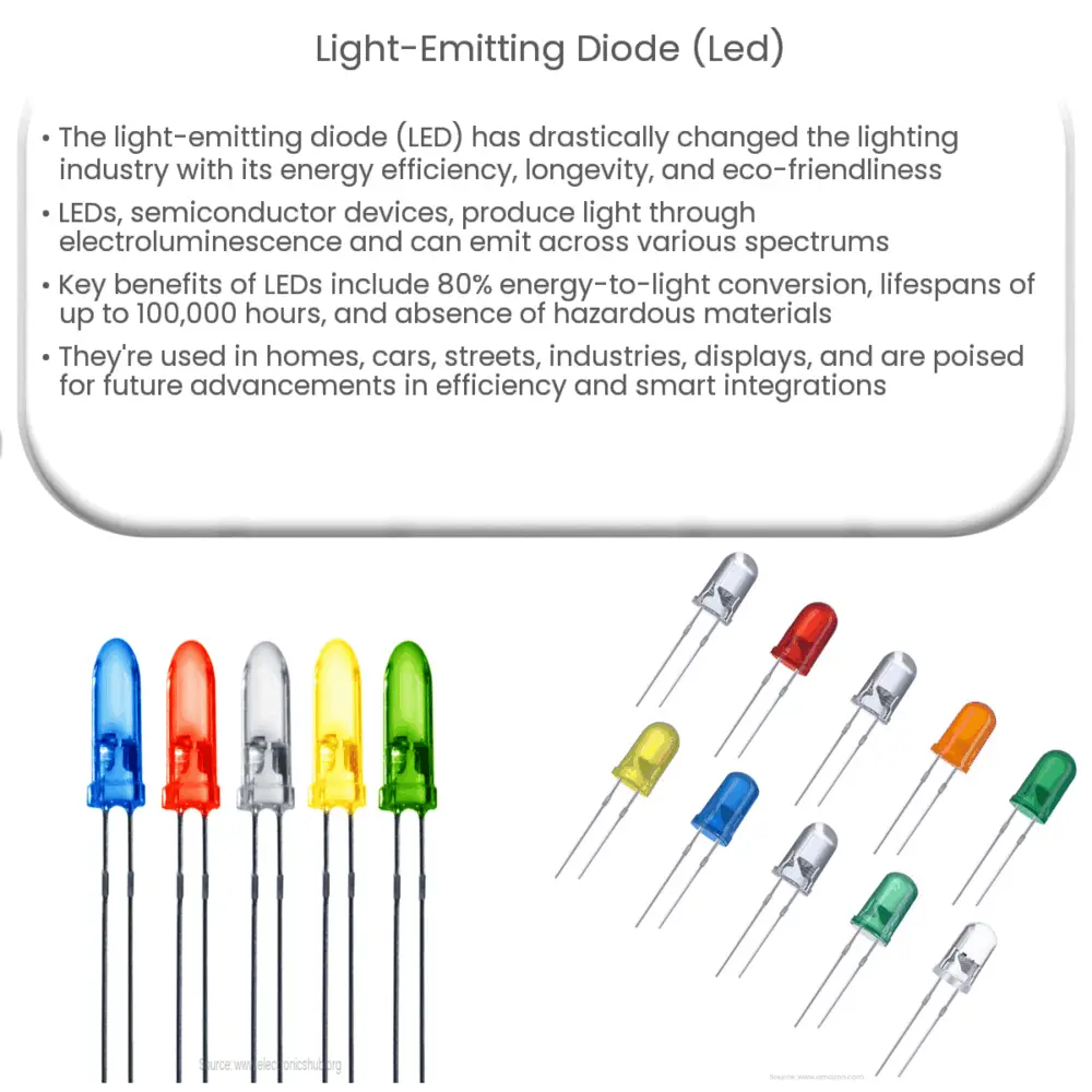 Light-emitting diode (LED)  How it works, Application & Advantages