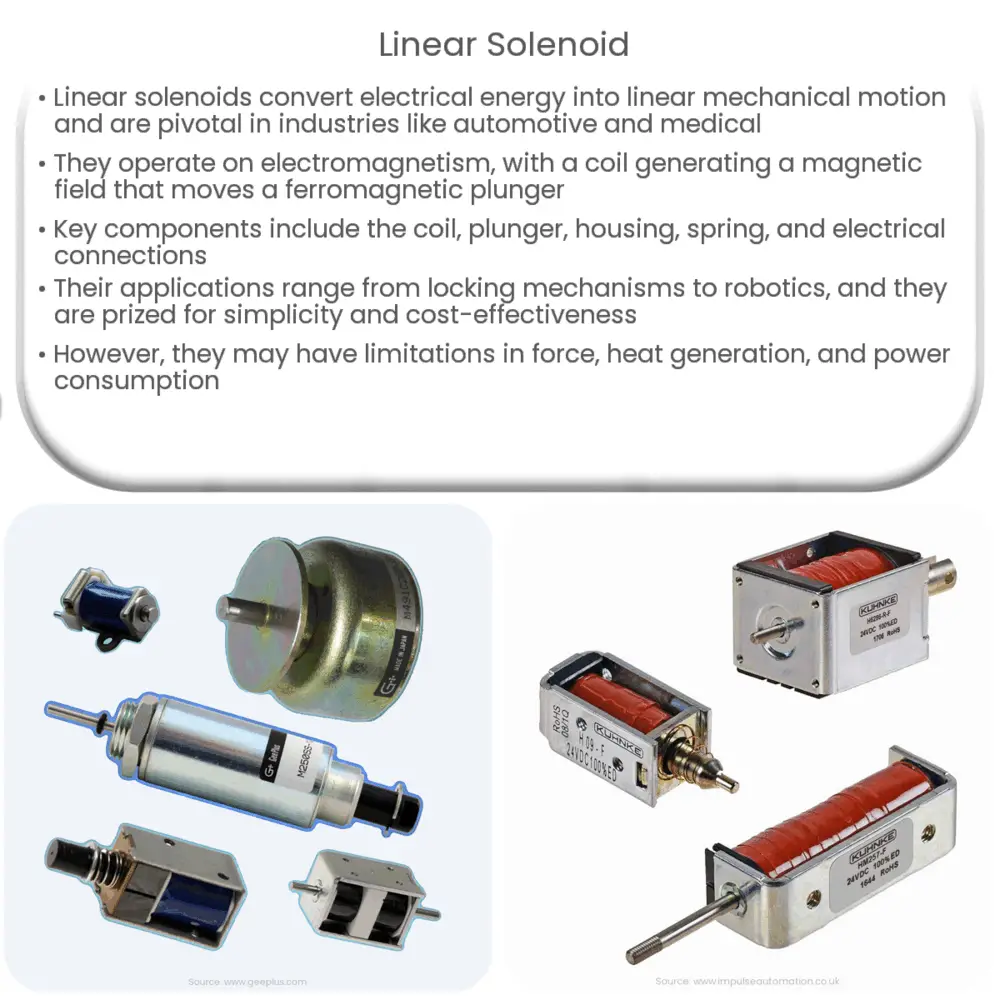 Linear Solenoid  How it works, Application & Advantages