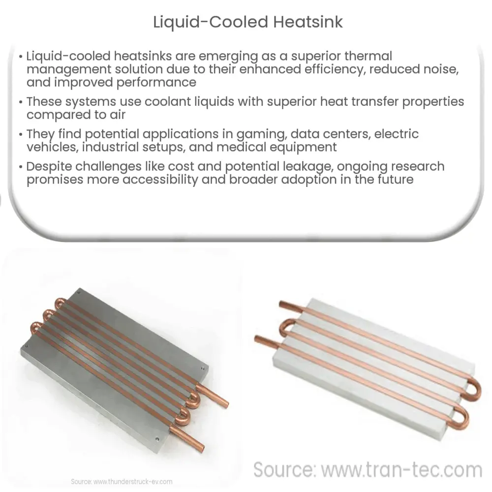 Liquid-cooled heatsink