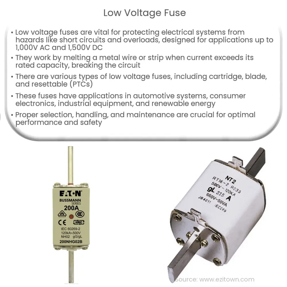 Low voltage fuse How it works, Application & Advantages