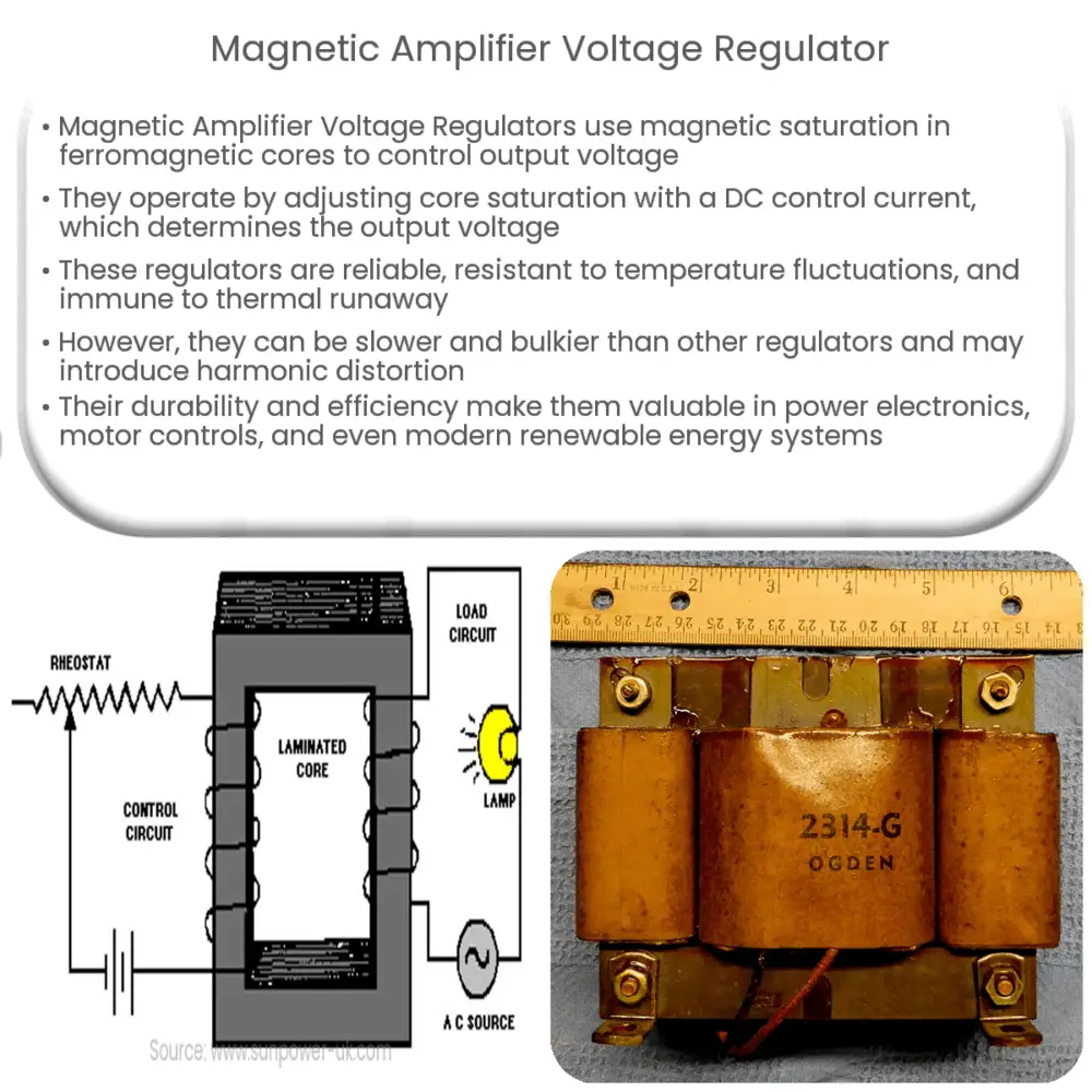 Magnetic Amplifier Voltage Regulator