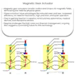 Magnetic gear actuator