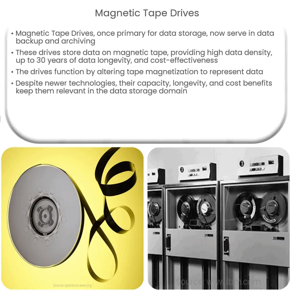 Magnetic Tape Drives  How it works, Application & Advantages