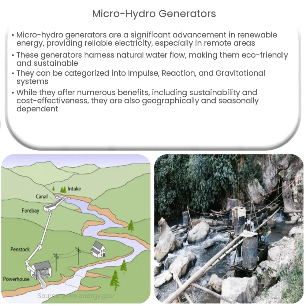 Micro Hydro Generators How it works Application Advantages