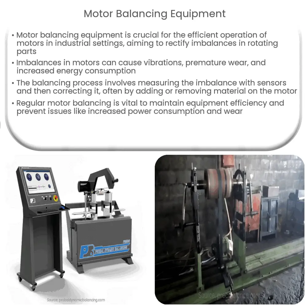Motor Balancing Equipment  How it works, Application & Advantages